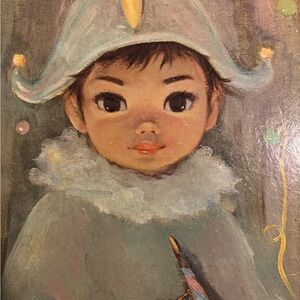 VINTAGE Collectible 60s Sherle Big Eyes “Jacques” Museum Litho Print